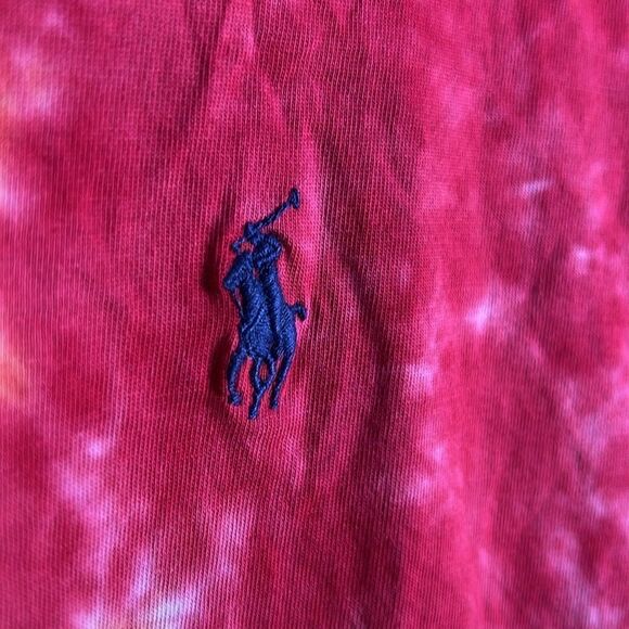 🔥🔥 POLO RALPH LAUREN Tie-Dye Designer Streetwear Tee Size Medium - PERFECT! - Picture 4 of 7